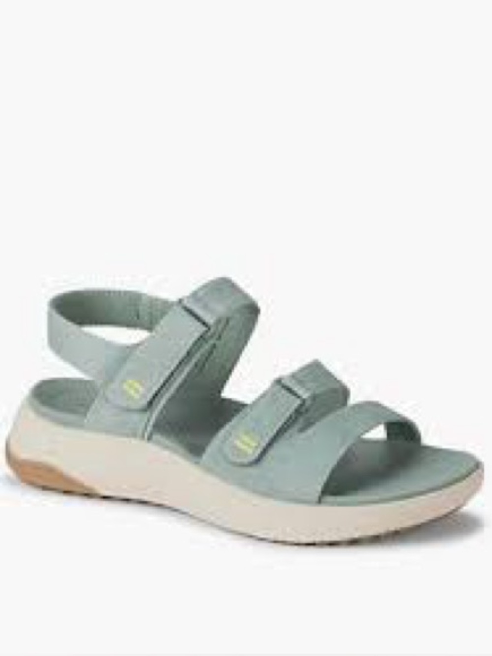 BareTraps New in Box Mint Green Dual Strap Comfort Sandals, Size 8